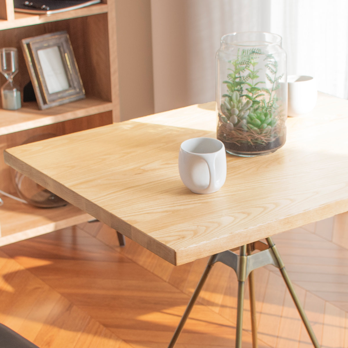 GART（ガルト） カフェテーブル 一人暮らし 長方形 天然木