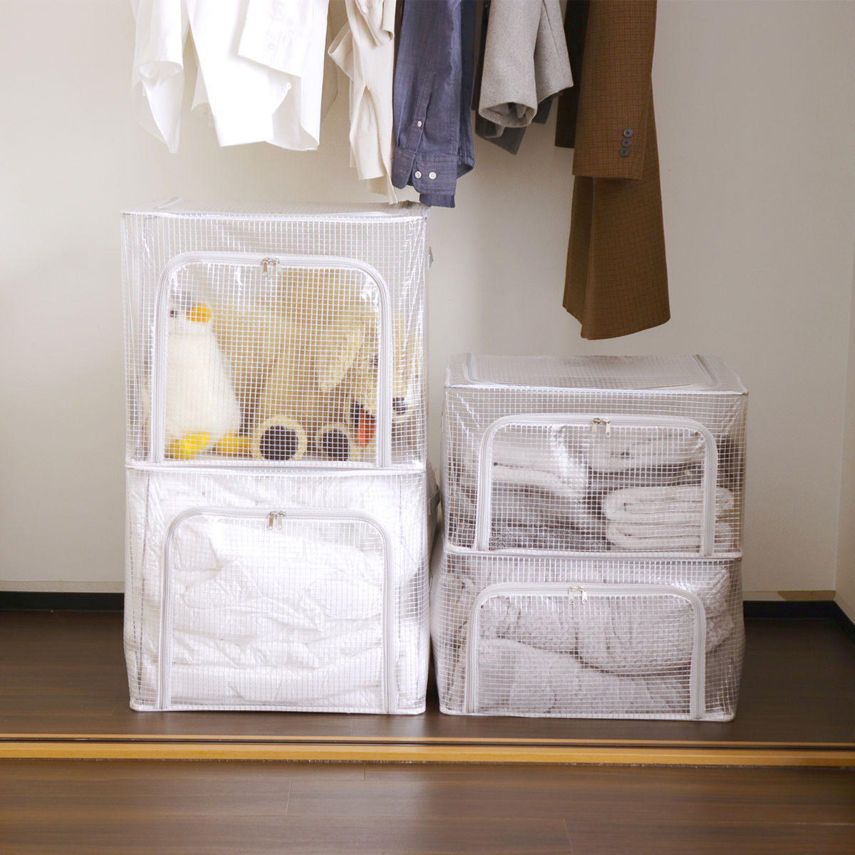 収納ボックス 折りたたみ つみつみボックス M 幅50×奥行40×高さ28cm