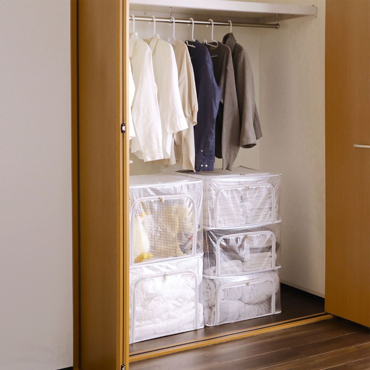 収納ボックス 折りたたみ つみつみボックス L 幅50×奥行40×高さ42cm