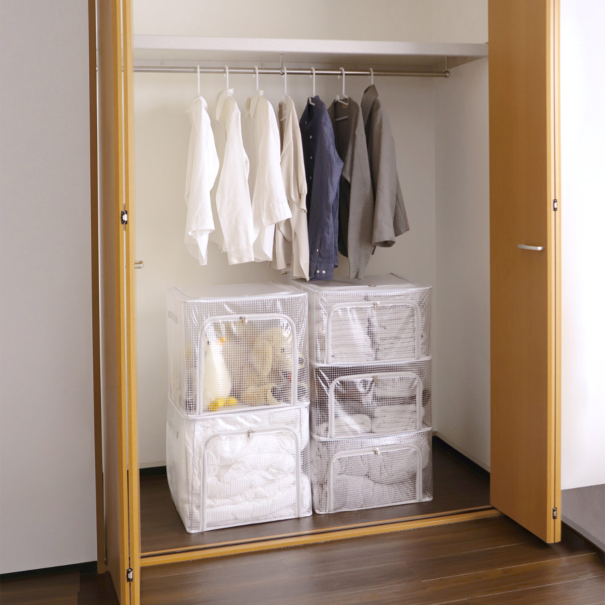 収納ボックス 折りたたみ つみつみボックス L 幅50×奥行40×高さ42cm