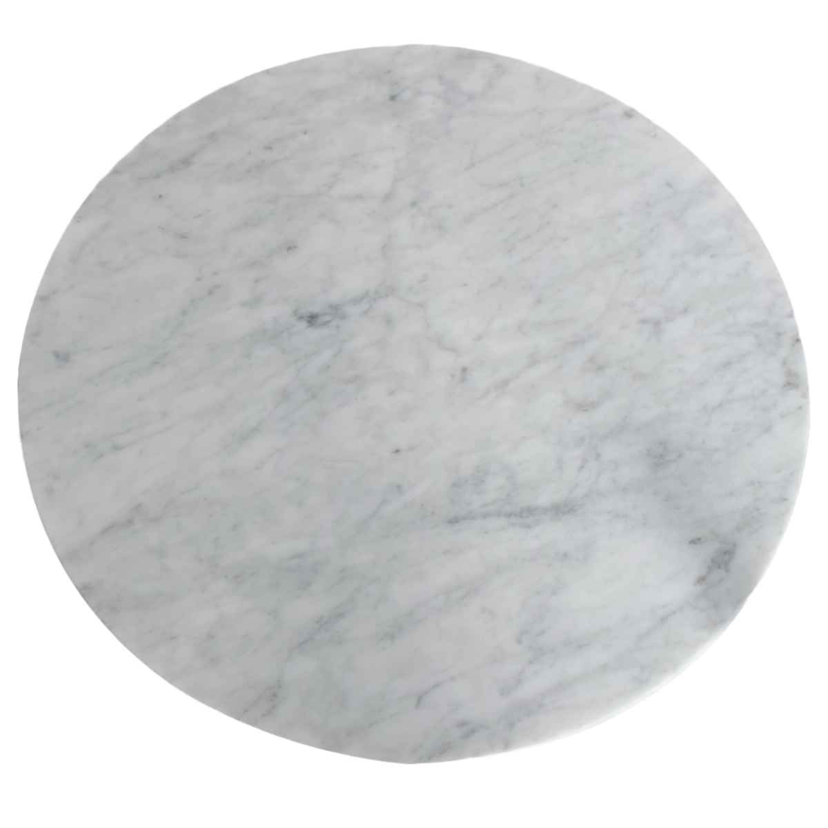GART（ガルト） サイドテーブル 円型 天然大理石天板 直径50cm