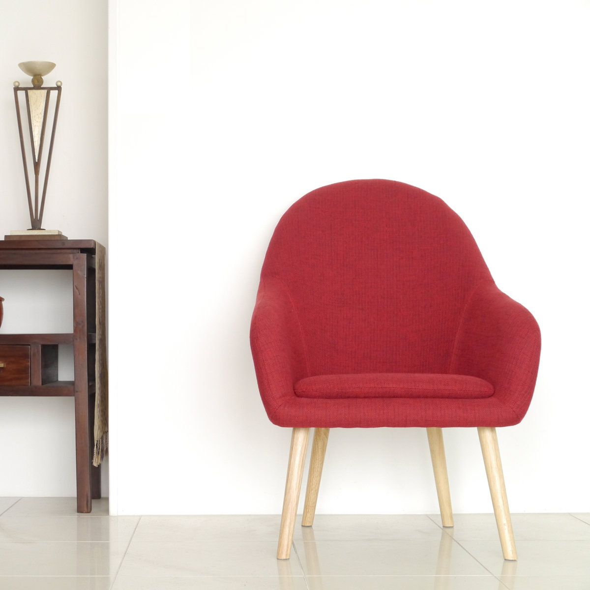 GART（ガルト） ソファ 1人掛け ファブリック シェル型 幅66cm