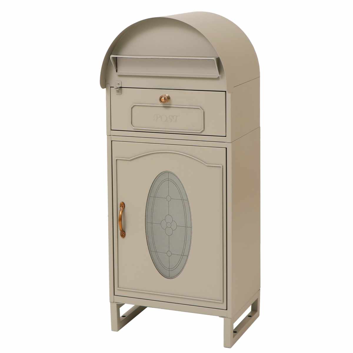 ヤマソロ 宅配ボックス ポスト一体型 ラグラス ポスト 置き型 （ 宅配