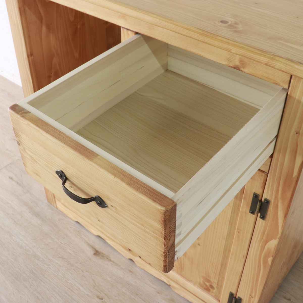 レンジボード カントリー調 パイン材 幅90cm （ レンジ台 レンジラック