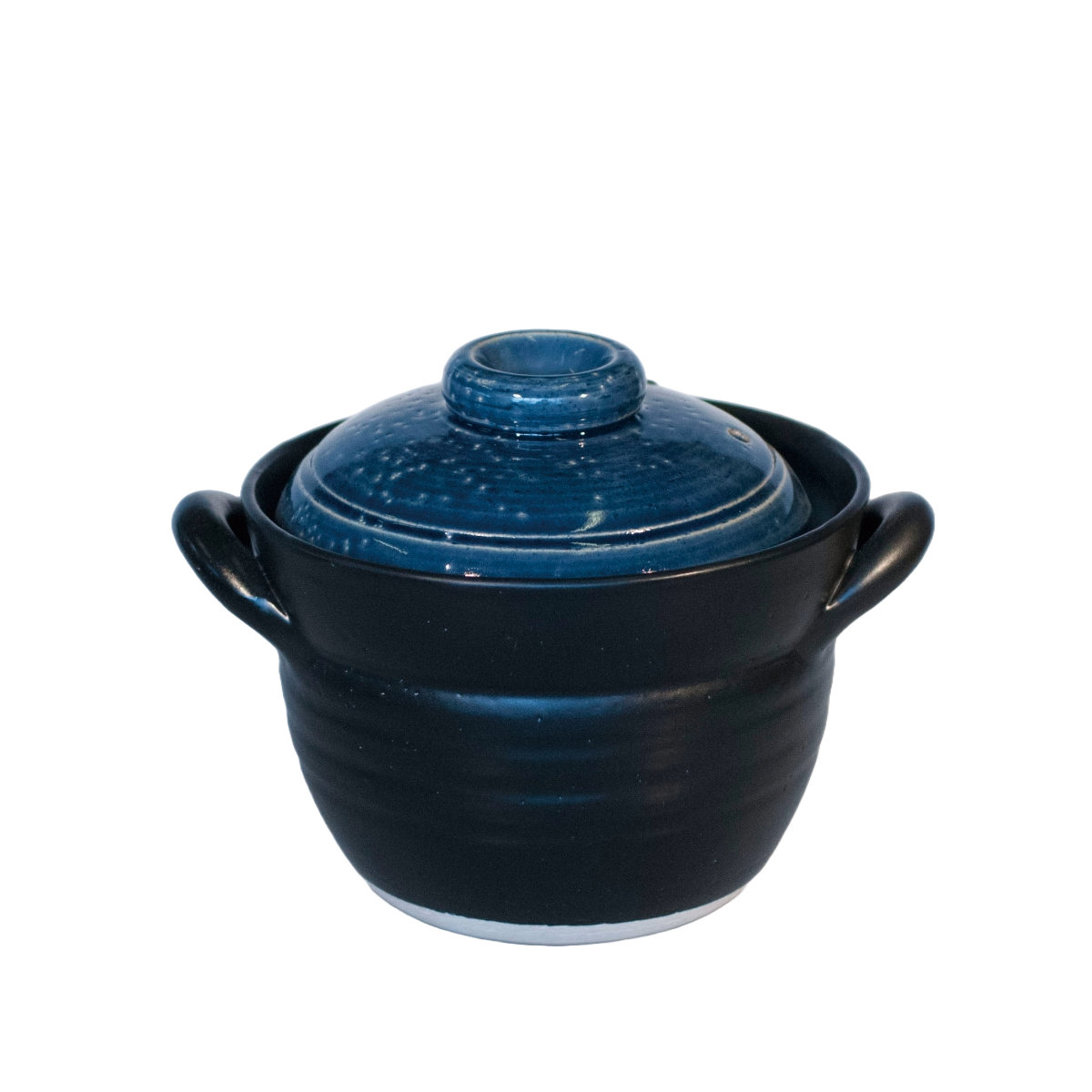 マルヨシ陶器 炊飯土鍋 2合炊 直火専用 ふっくらごはん鍋 二重蓋 萬古