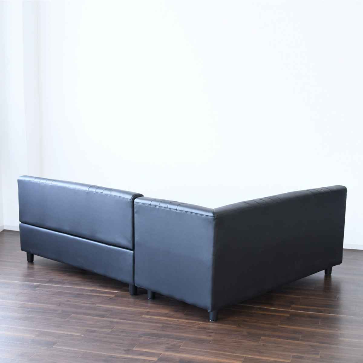 ソファ L字 3点セット 隠し収納 脚取り外し可能 レイアウト自由 ソフト