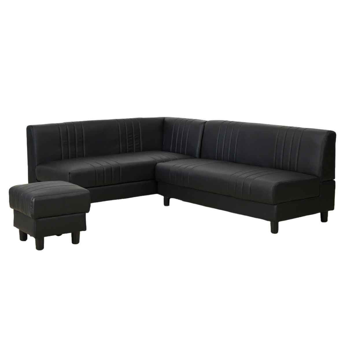 ソファ L字 3点セット 隠し収納 脚取り外し可能 レイアウト自由 ソフト