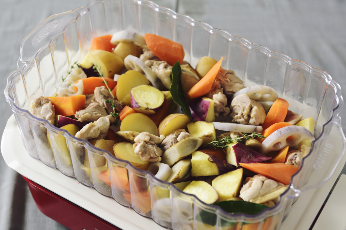 BRUNO（ブルーノ） 蒸し器 2段 コンパクトホットプレート用 スチーマー