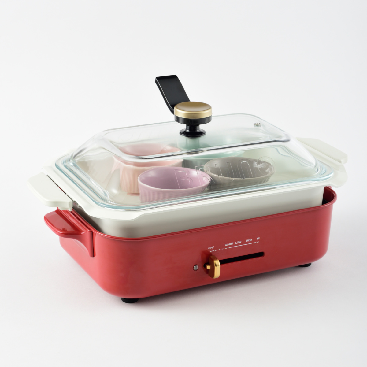 BRUNO（ブルーノ） ガラス蓋 コンパクトホットプレート用 グラスリッド