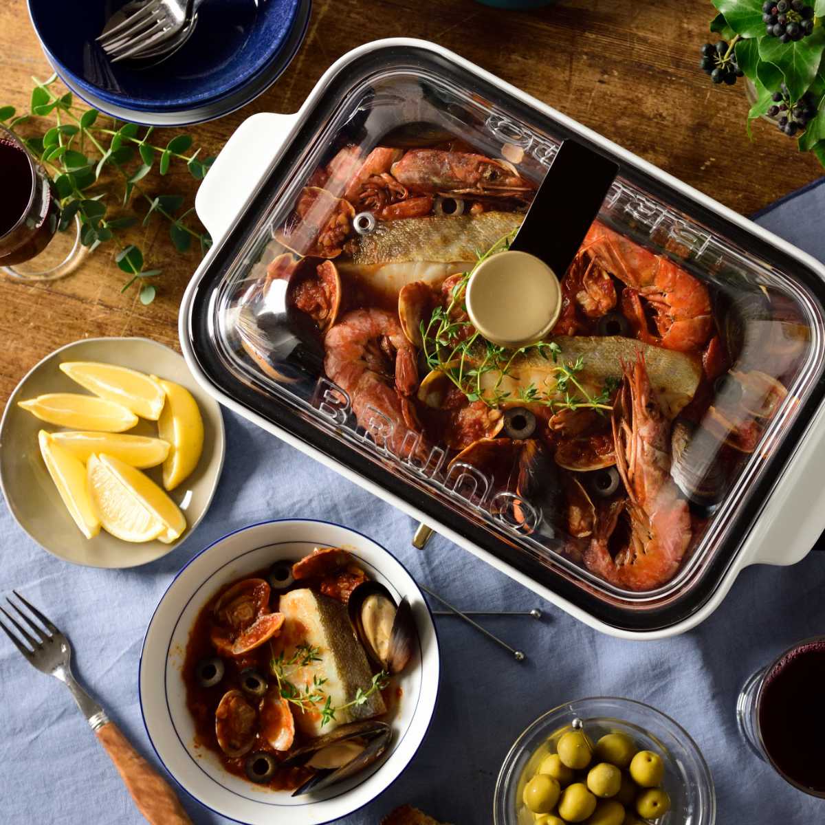 BRUNO（ブルーノ） ガラス蓋 コンパクトホットプレート用 グラスリッド