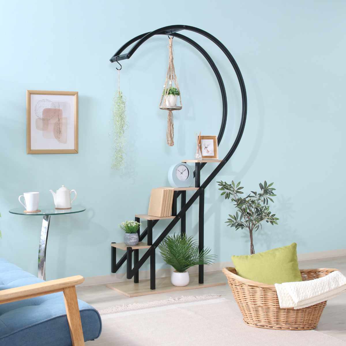 不二貿易（Fuji Boeki） ディスプレイラック ハート型 幅95cm