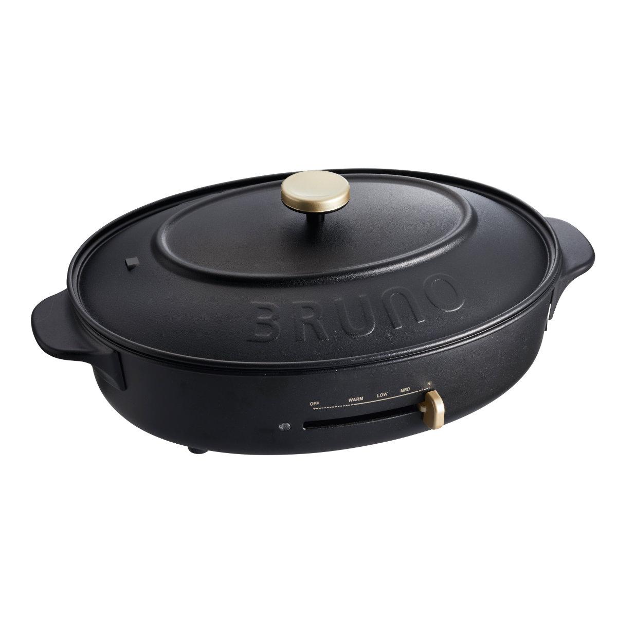 新品　BRUNO crassy+オーバルホットプレート たこ焼きプレート付き BRUNO crassy+ オーバルホットプレート たこ焼きプレート付き 蓋付き