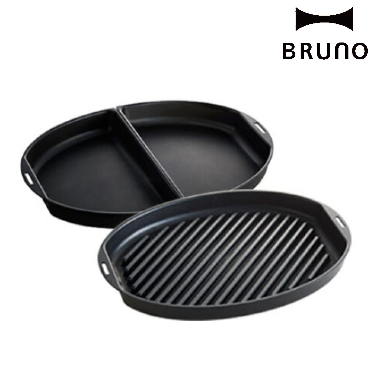 BRUNO crassy+ ハーフプレート オーバルホットプレート専用 仕切り