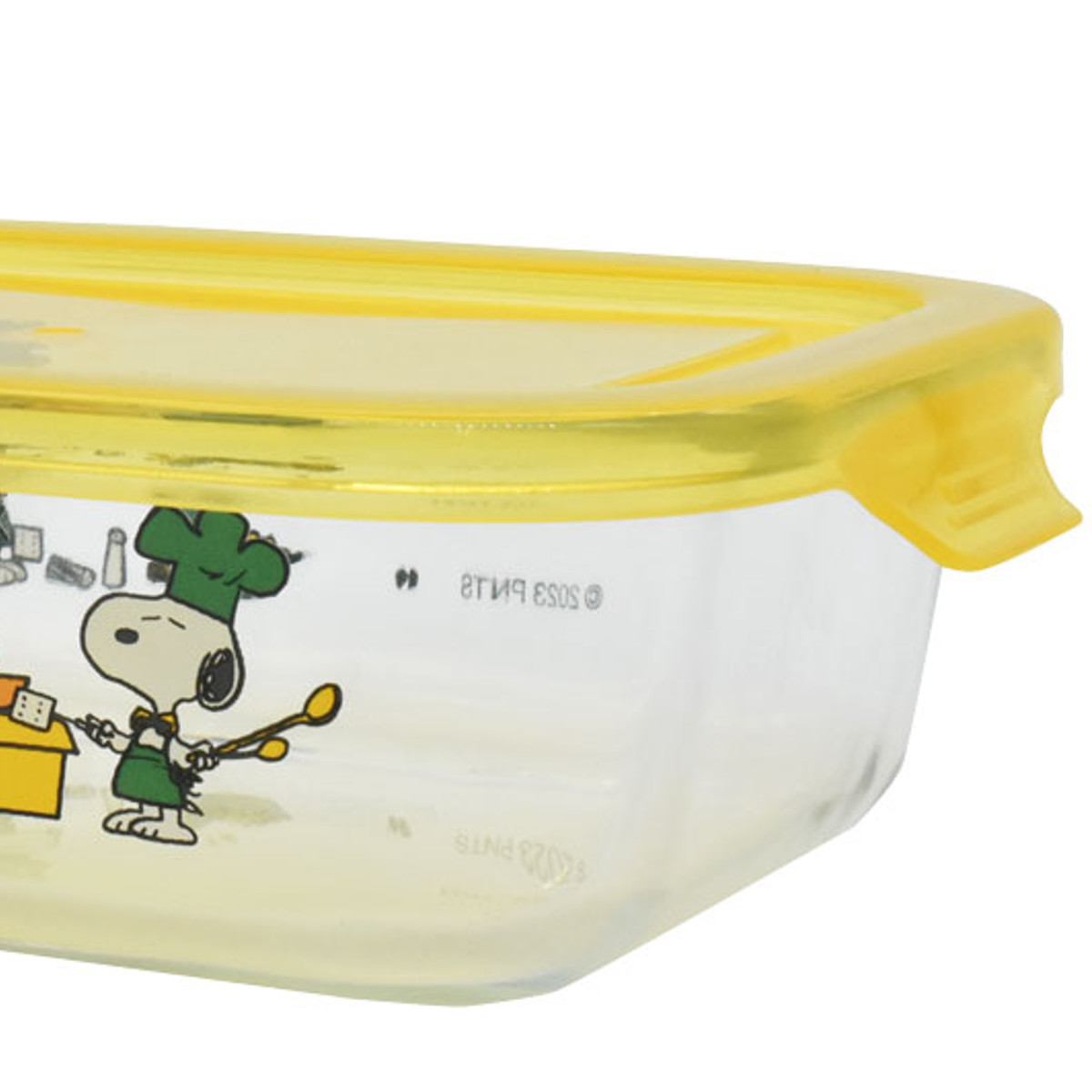 大西賢製販 保存容器 685ml スヌーピー 耐熱ガラス保存容器 M