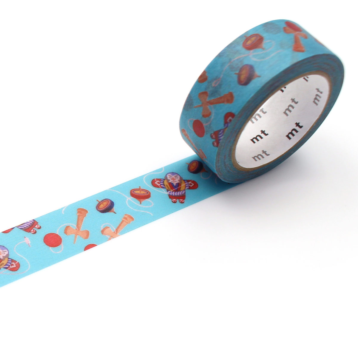 マスキングテープ mt まるいちきゅう 昔あそび 15mm×7m （ マステ