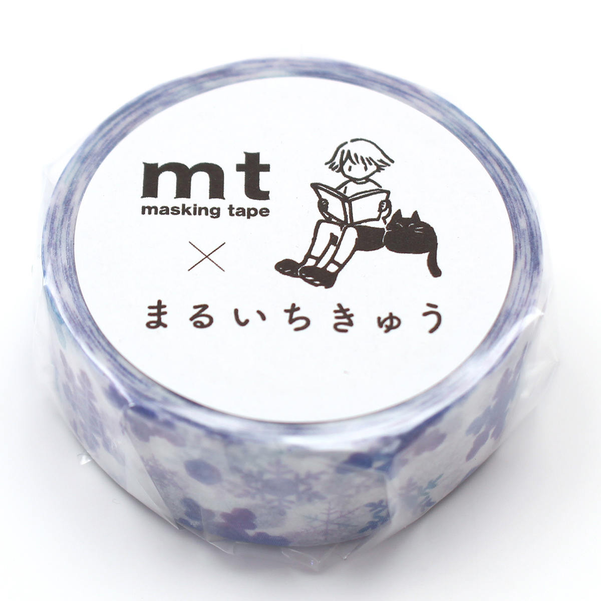 マスキングテープ mt まるいちきゅう 雪の結晶 15mm×7m （ マステ