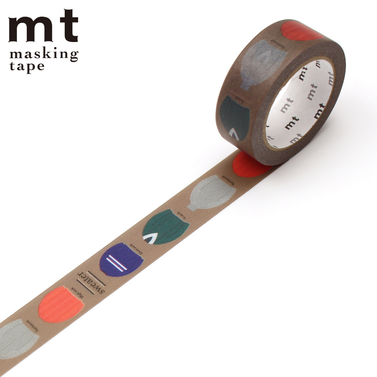 カモ井（KAMOI） マスキングテープ mt ex いろんなセーター 15mm×7m