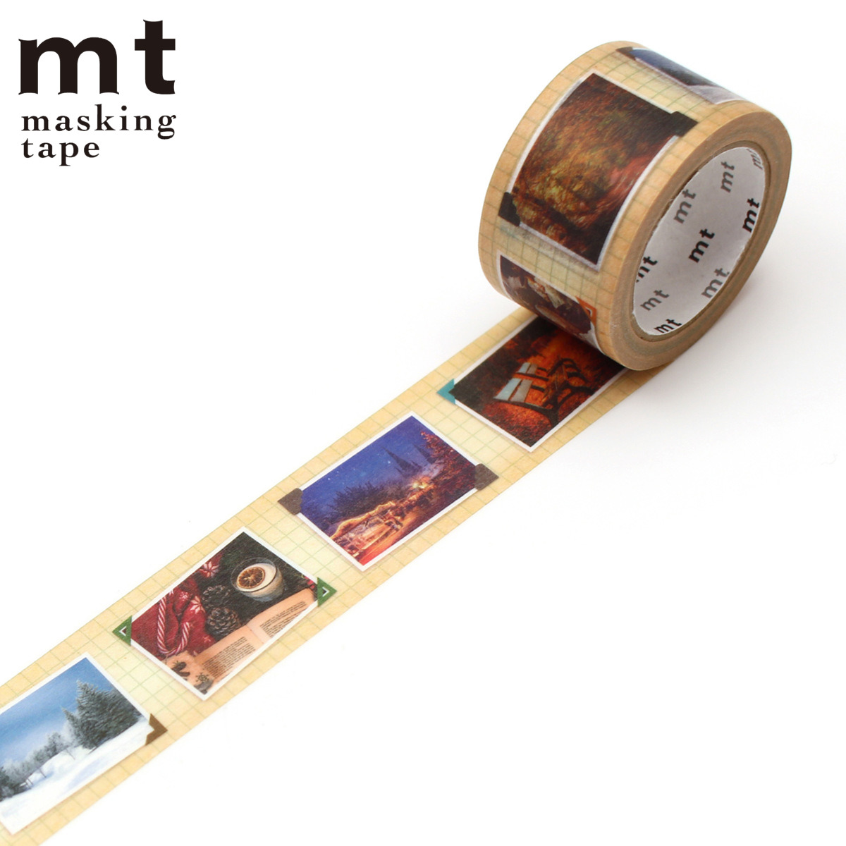 カモ井（KAMOI） マスキングテープ mt ex 思い出のアルバム 25mm×7m