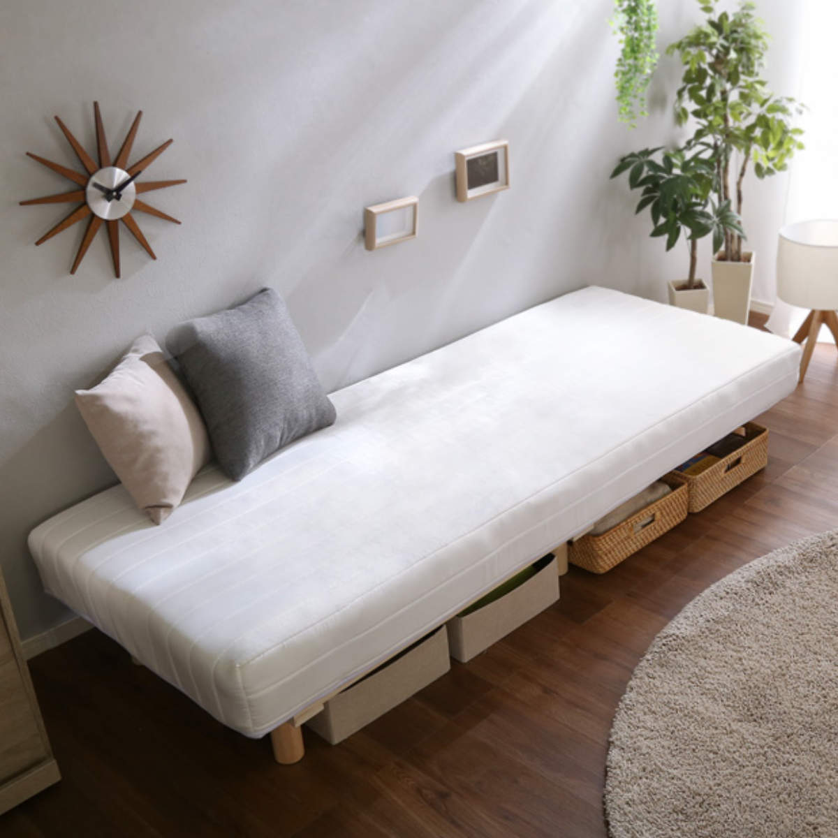 ホームテイスト（HOME taste） 脚付きマットレス セミシングル Unite