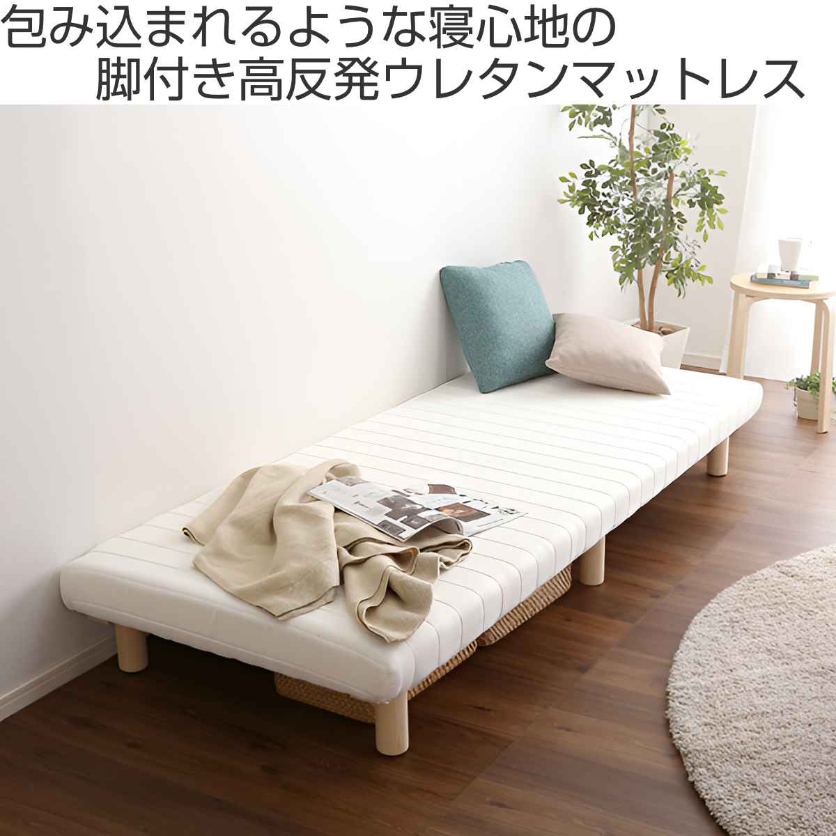 ホームテイスト（HOME taste） 脚付きマットレス セミシングル TERRDAM