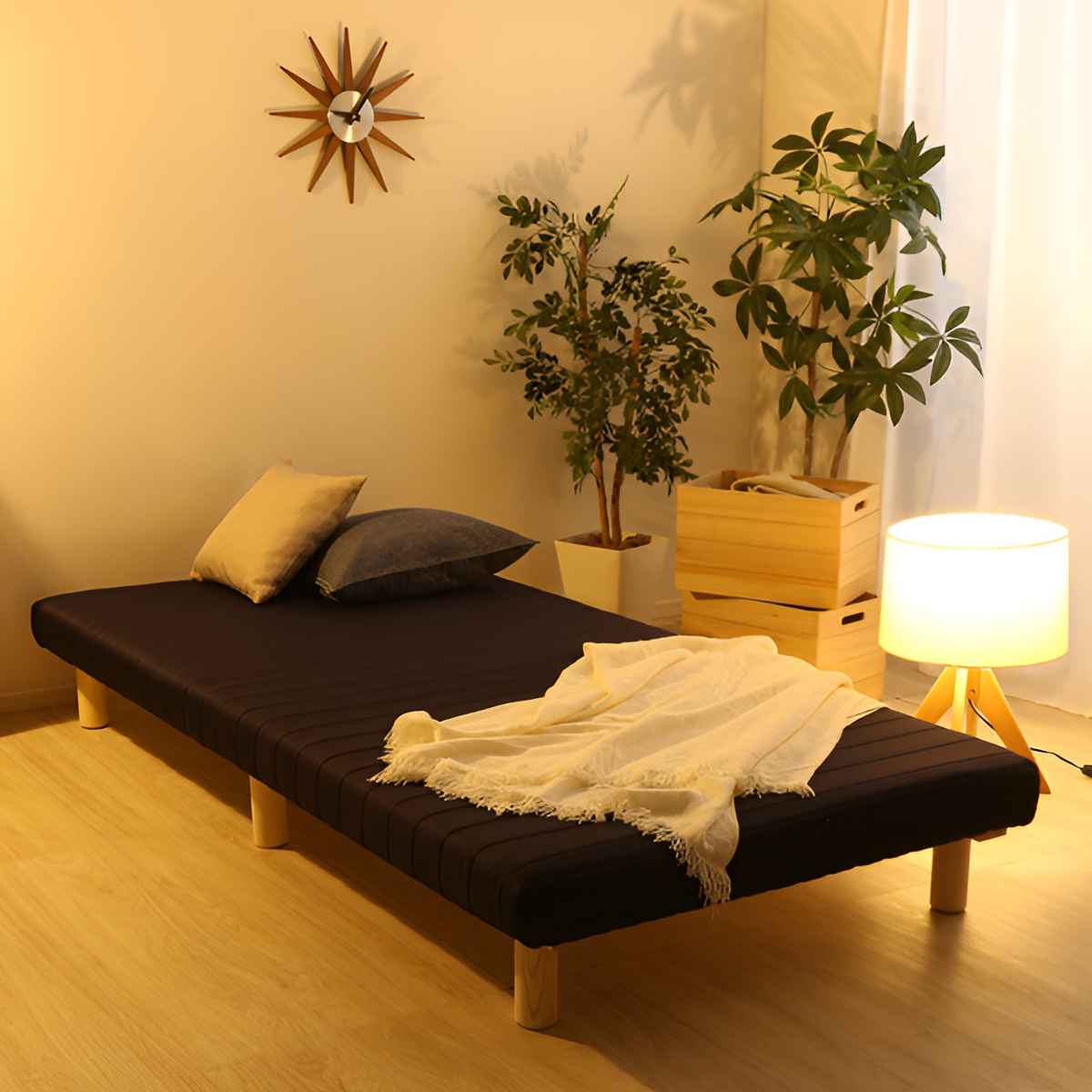 ホームテイスト（HOME taste） 脚付きマットレス シングル TERRDAM