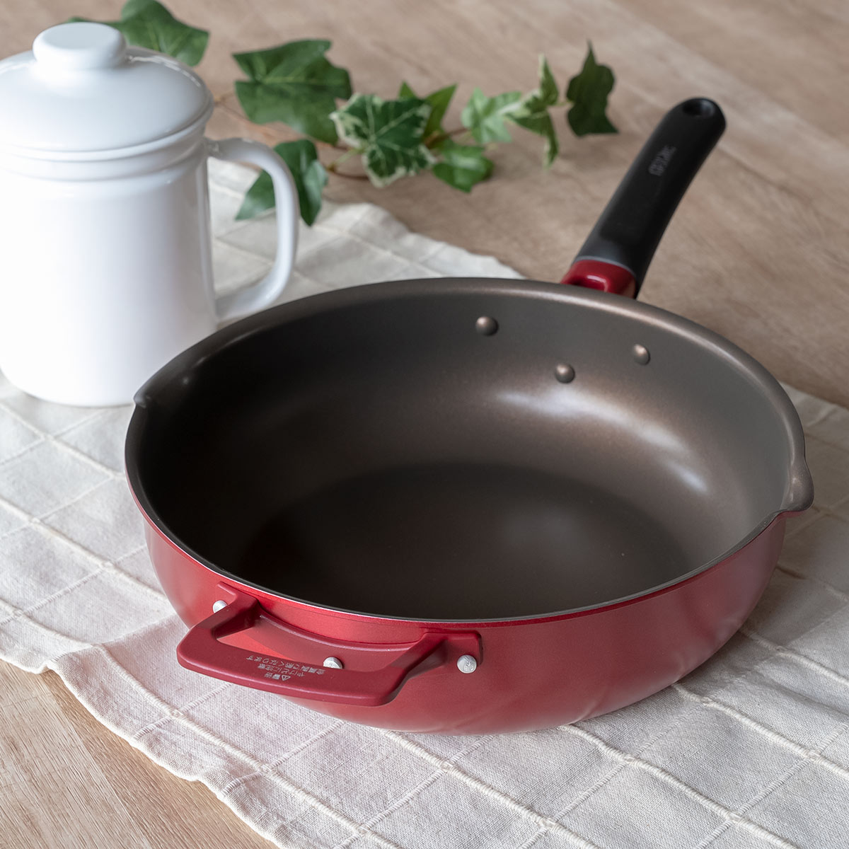 THERMOS（サーモス） フライパン 30cm IH対応 取っ手付き デュラブル