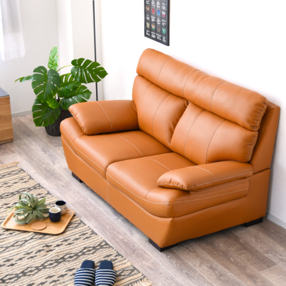 ソファ 2人掛け 幅156cm ハイバックソファ コルタナ （ 開梱設置