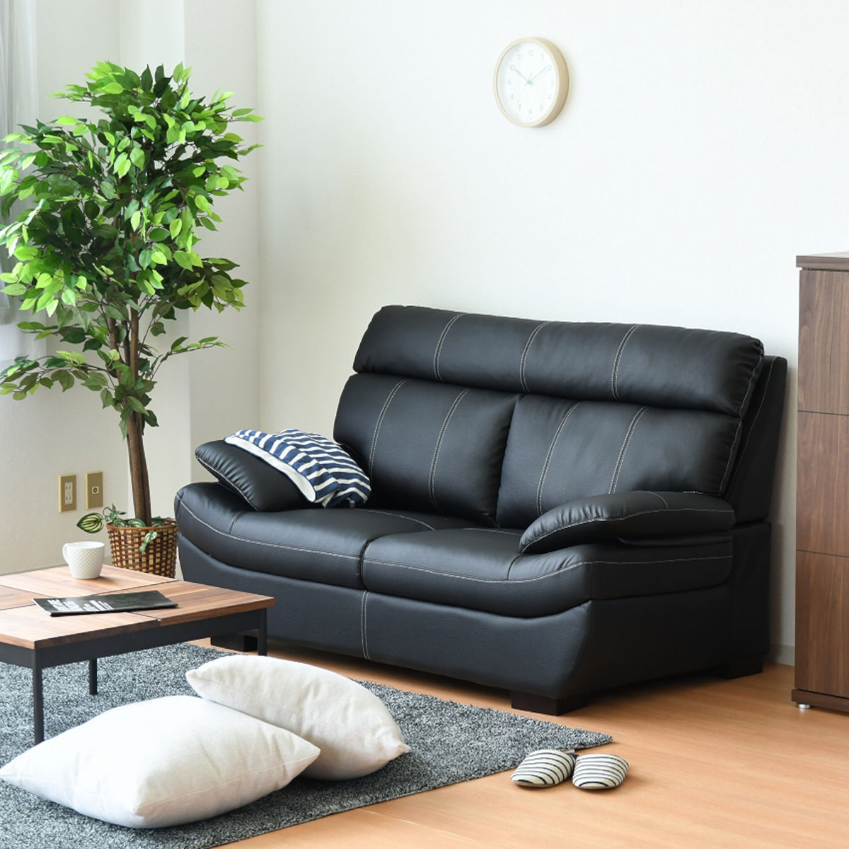 ソファ 2人掛け 幅156cm ハイバックソファ コルタナ （ 開梱設置