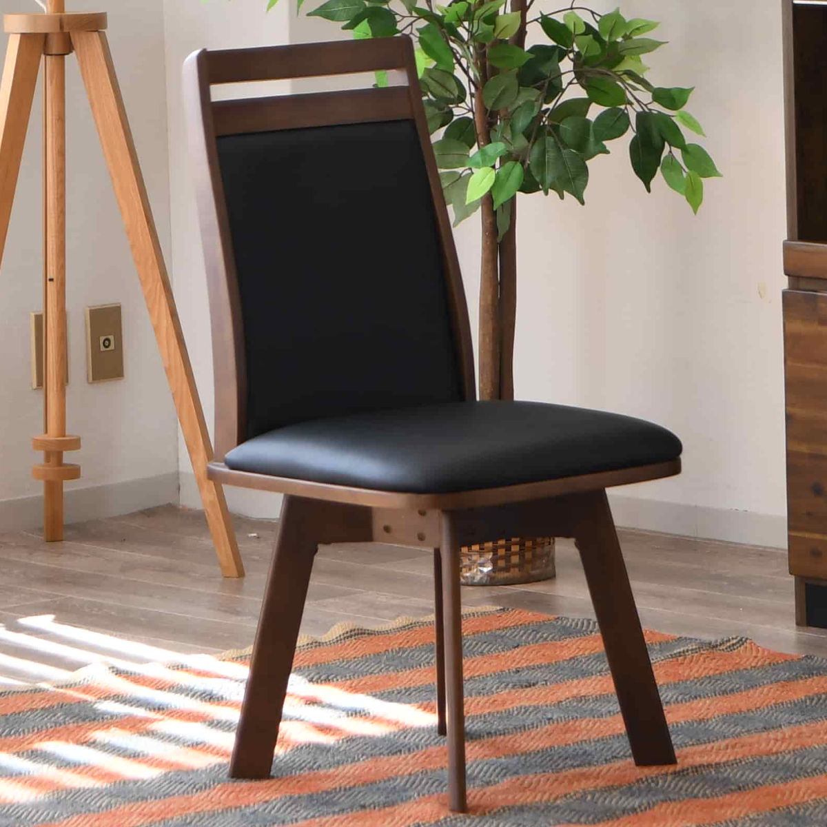 ダイニングチェア 座面高43cm 回転 ゴルド （ チェア ダイニング イス