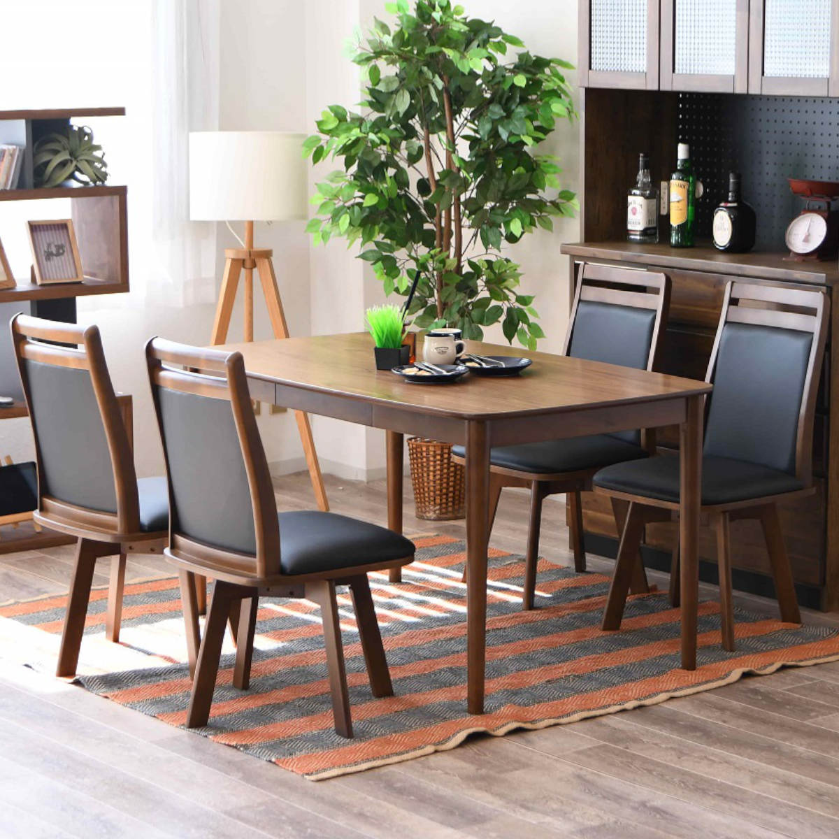 ダイニングチェア 座面高43cm 回転 ゴルド （ チェア ダイニング イス