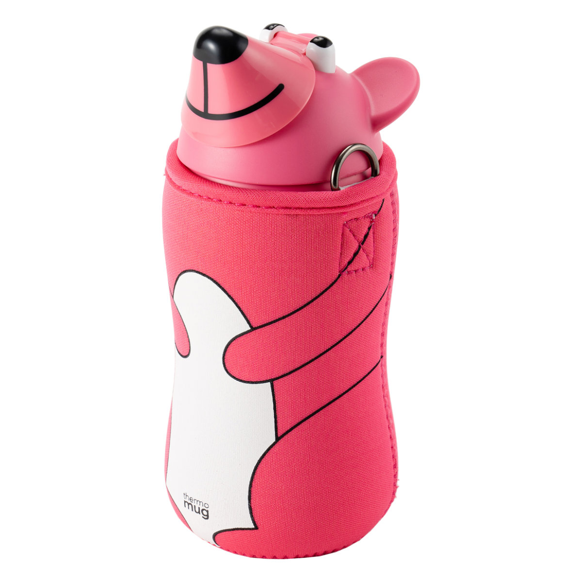 thermo mug（サーモマグ） 水筒 380ml ANIMAL BOTTLE BEAR （ ストロー