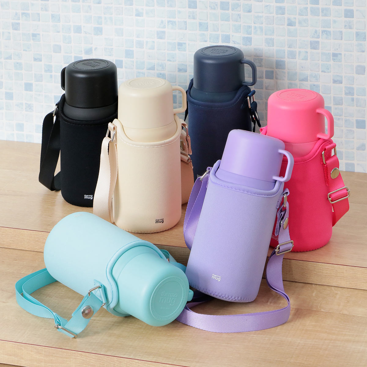 thermo mug（サーモマグ） 水筒 500ml TRIP BOTTLE コップ付き 保温