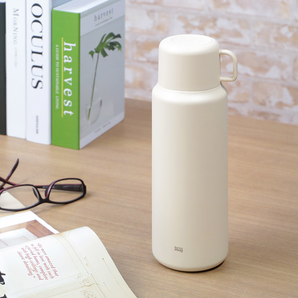 thermo mug（サーモマグ） 水筒 1L TRIP BOTTLE L コップ付き 保温
