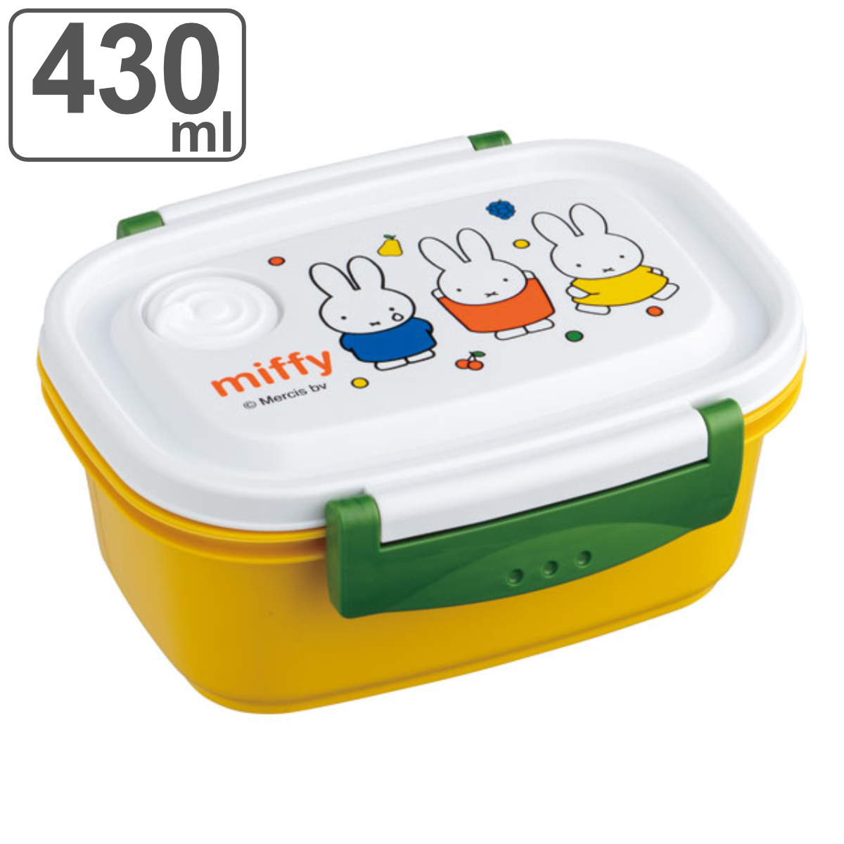 スケーター お弁当箱 ラク軽弁当箱 S 1段 430ml ミッフィー21 （ miffy