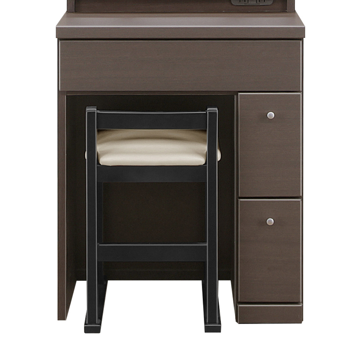 ドレッサー 鏡台 三面鏡 鏡裏収納 幅58.5cm プリマ （ 奥行41cm