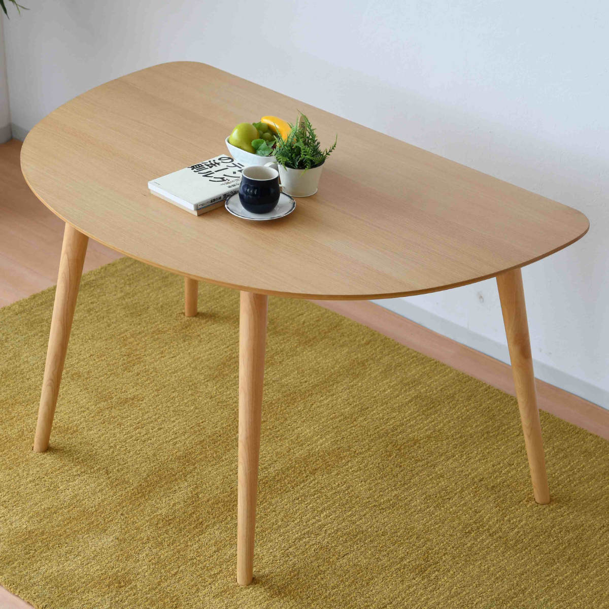 ワーク＆ダイニングテーブル 130cm×70cm 美品 463743-img.jpg