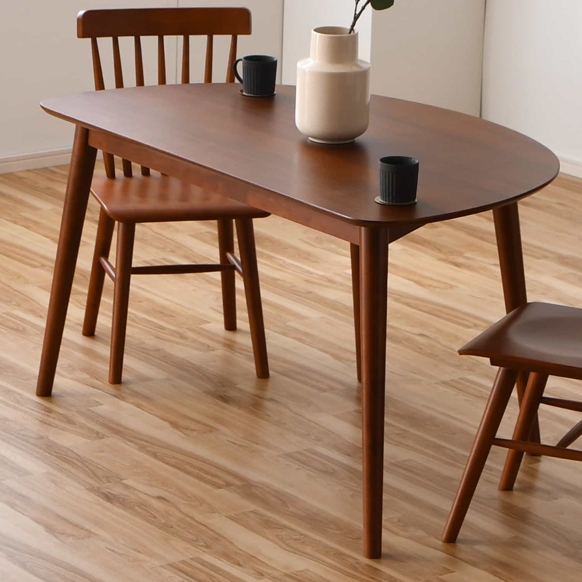 ダイニングテーブル 幅130cm 半円型 ウインザー （ テーブル つくえ 机