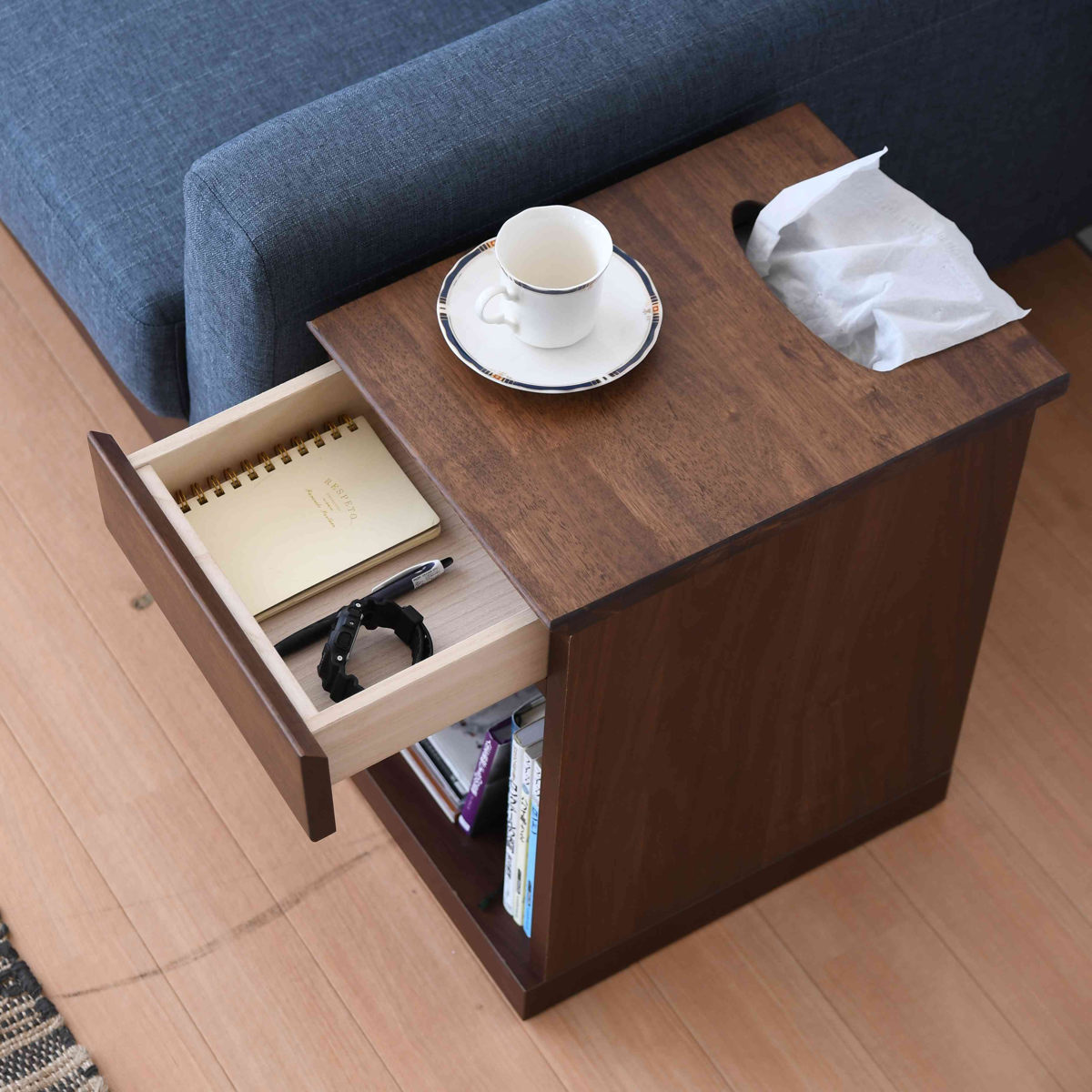 サイドテーブル 幅30cm×高さ47.5cm ニーナツー ナイトテーブル （ ミニ