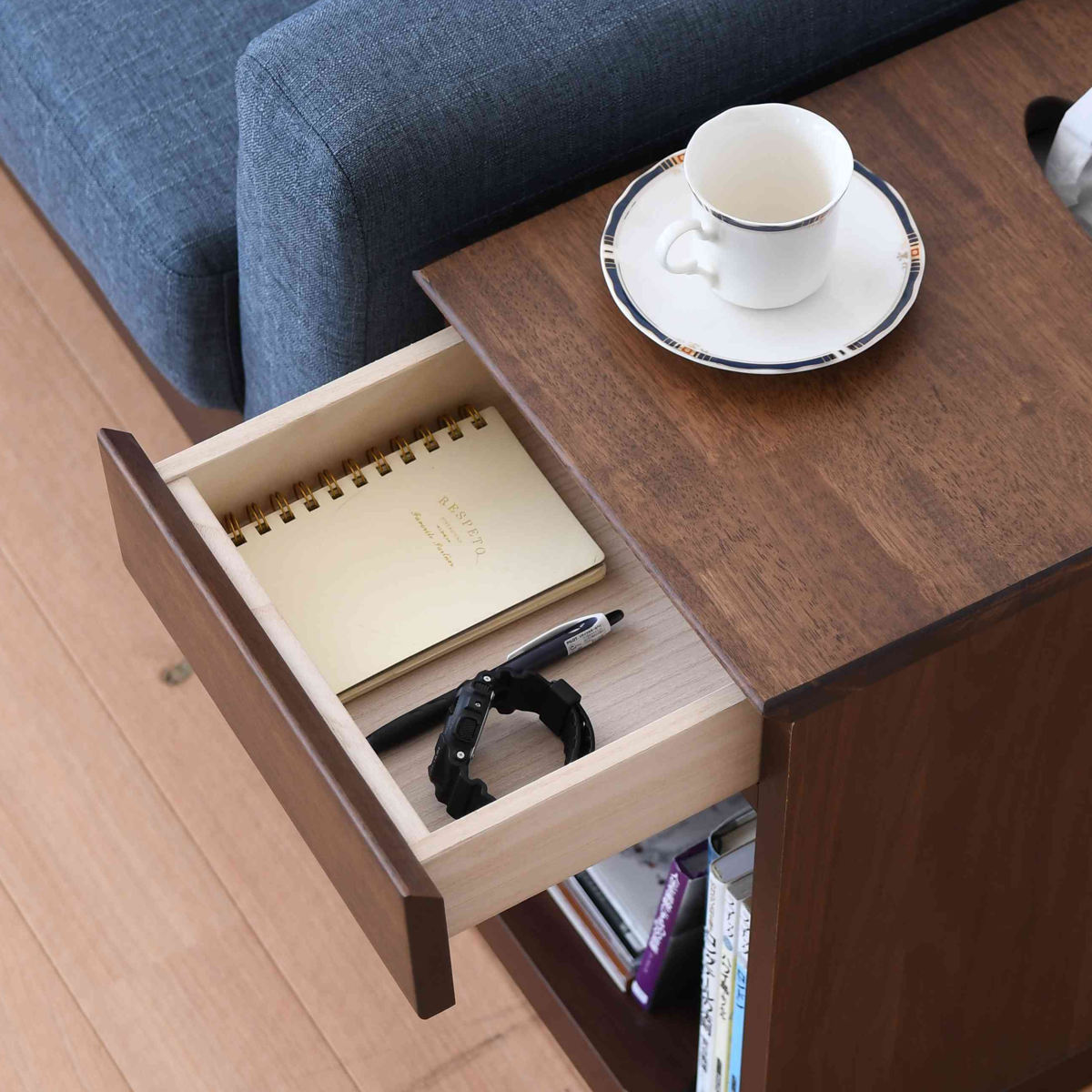 Mana1607 サイドテーブル サイドテーブル 幅30cm×高さ47.5cm ニーナツー ナイトテーブル （ ミニ