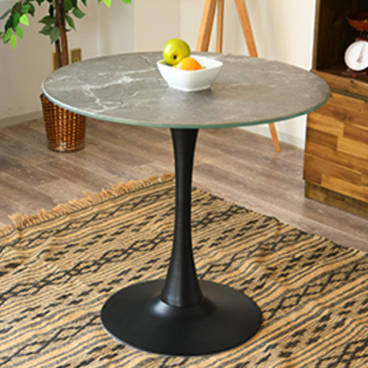 ダイニングテーブル 幅80cm カフェテーブル （ 丸 テーブル 円形