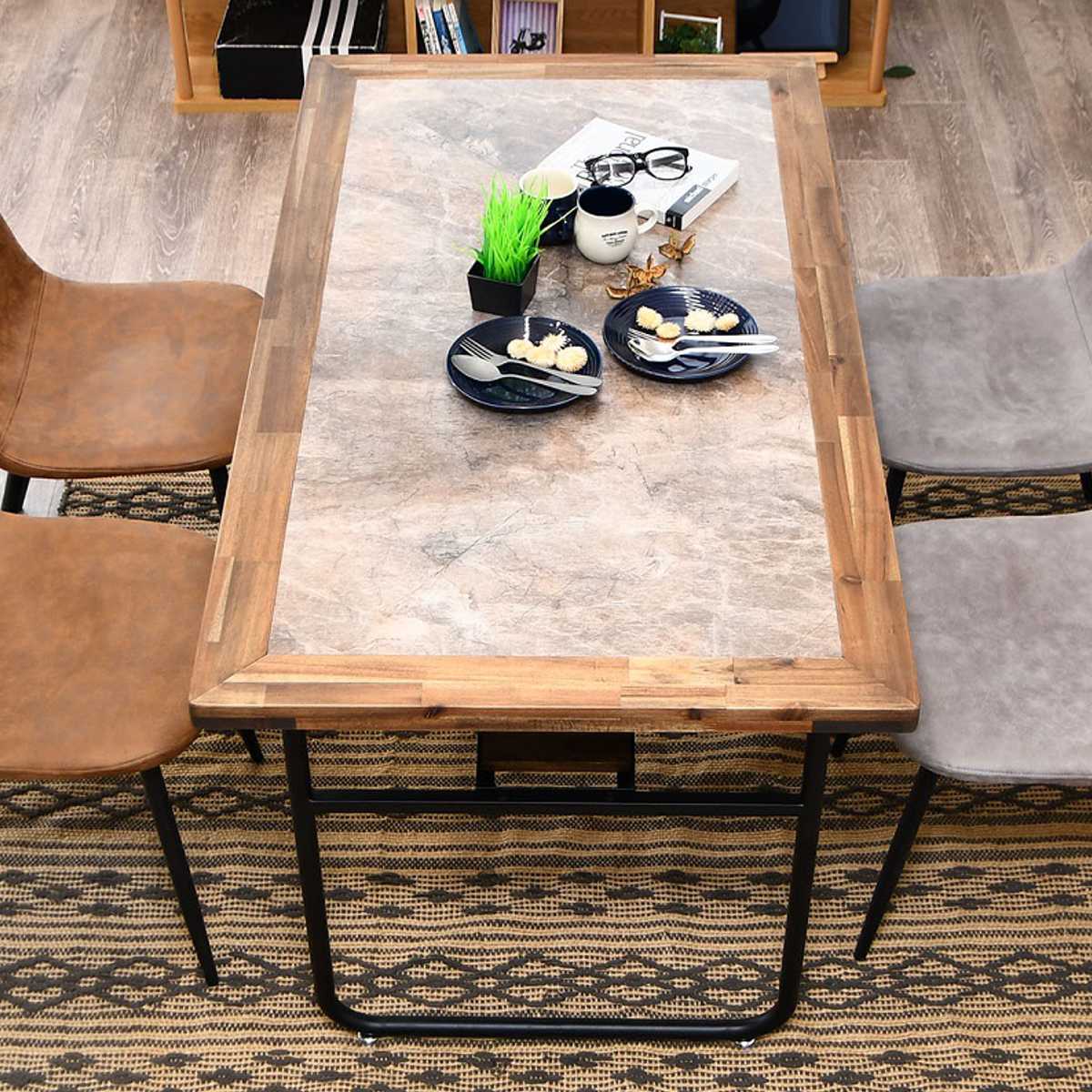 ダイニングテーブル 幅135cm バークレイ （ ダイニング 食卓 長方形 4