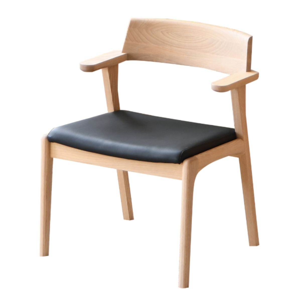 ダイニングチェア 同色2脚セット 座面高44cm シャトー （ PVC レザー調