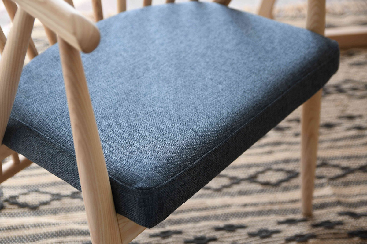 ダイニングチェア 同色2脚セット 座面高43cm セルビア （ カーブ 丸み