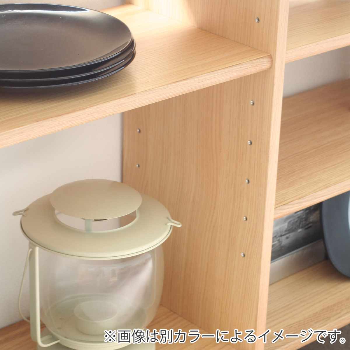 起立木工 オープンシェルフ 3段2列 ウォールナット突板 KISSUI 幅120cm