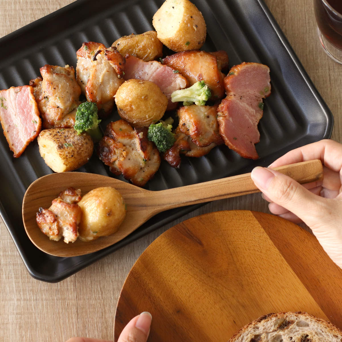 サービングスプーン 大 木製 KOTOKOTO 取り分けさじ （ ことこと