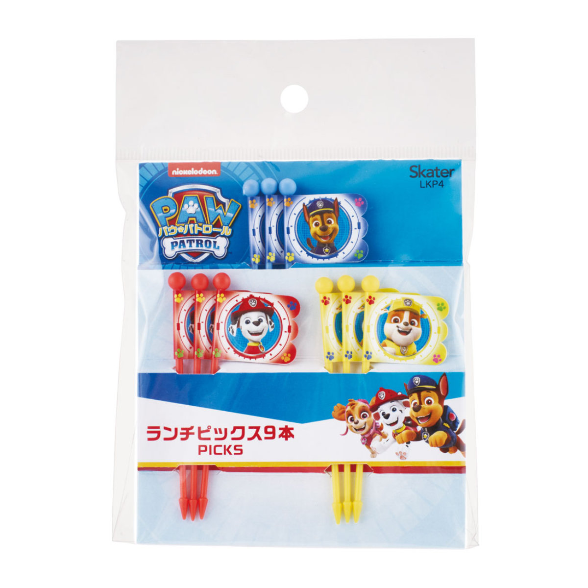 スケーター ランチピックス パウパトロール23 （ パウパトロール 9本