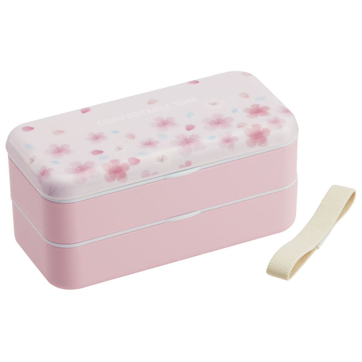 スケーター お弁当箱 メラミンフタランチボックス 2段 600ml 桜柄