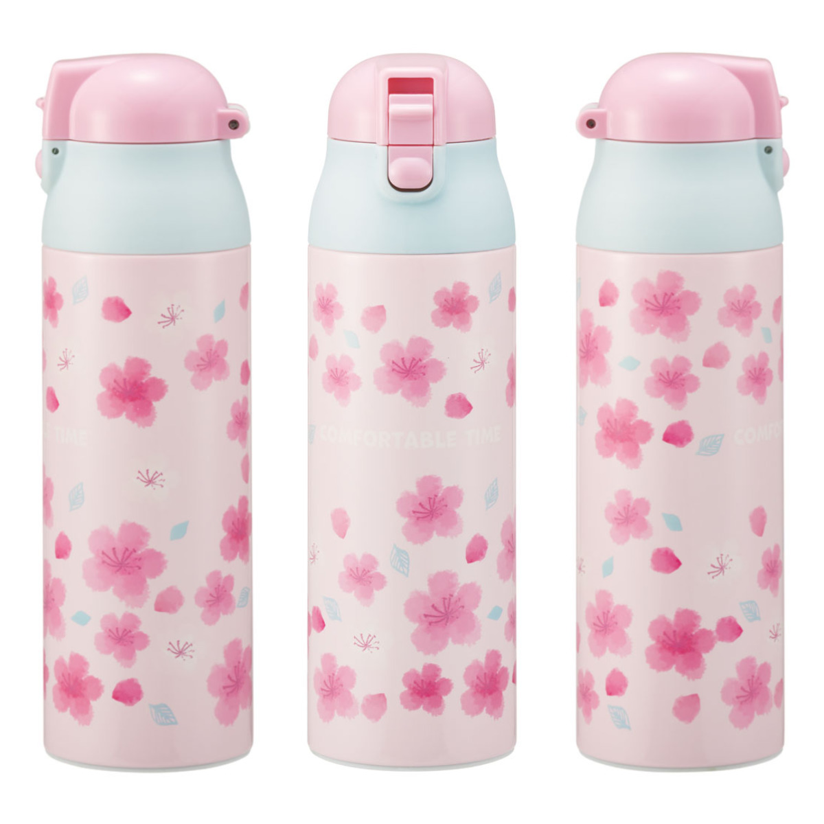 スケーター 水筒 500ml ワンプッシュステンマグボトル 桜柄 （ 桜 保温