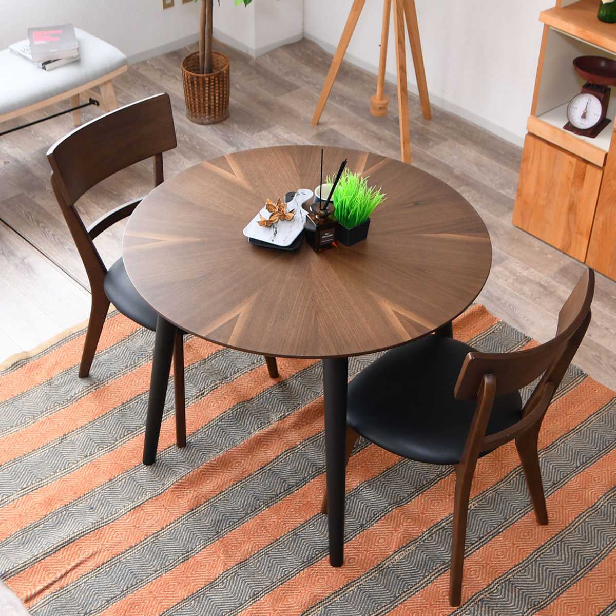 ダイニングテーブル 円型 幅90cm マリヤ （ 円形 丸 ラウンド テーブル