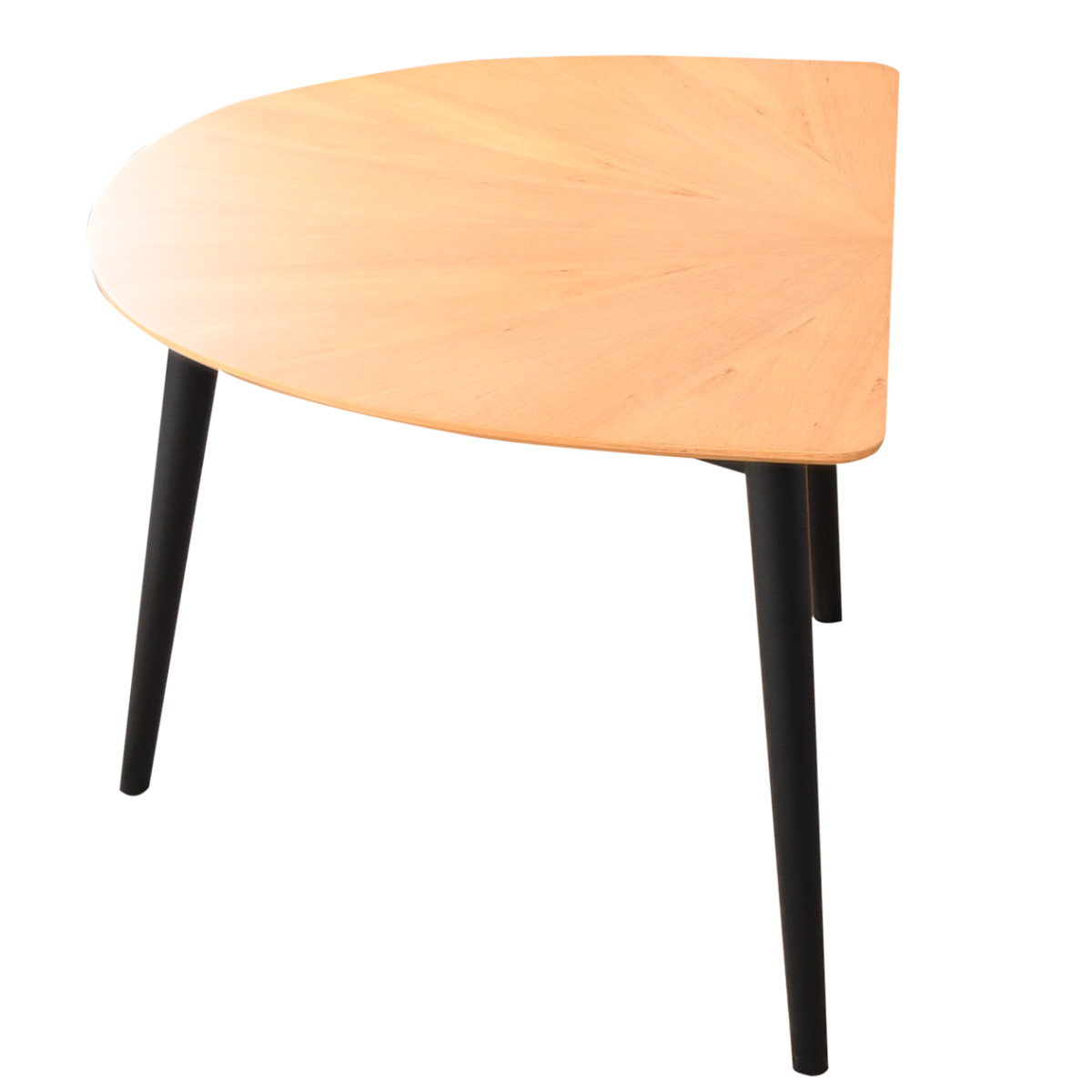 ダイニングテーブル 半円型 幅90cm マリヤ （ 円形 丸 ラウンド